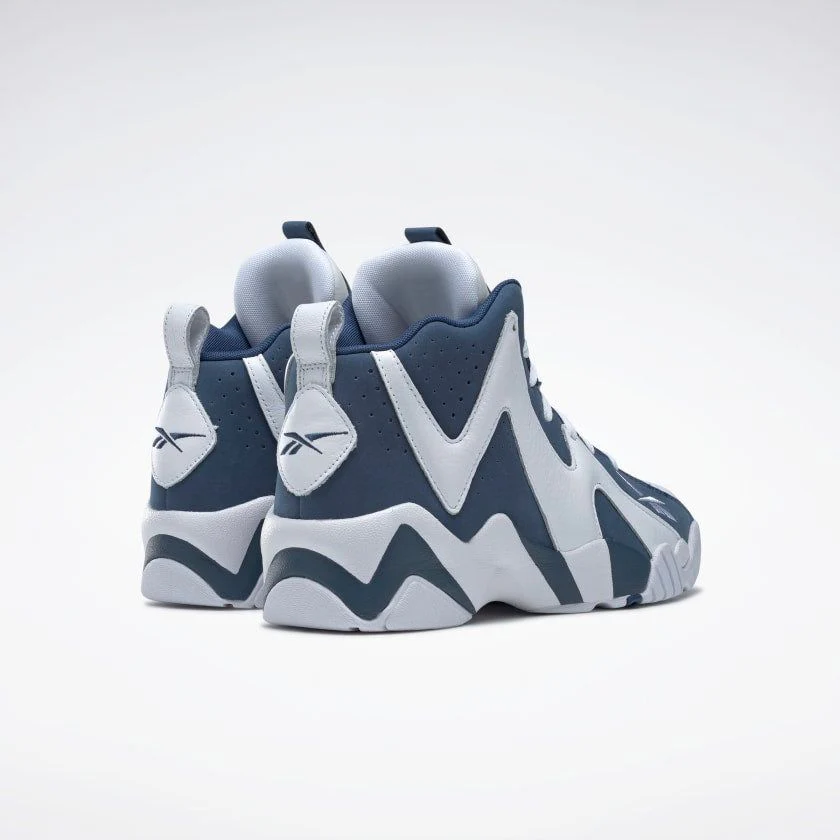 NMReebok Men's Kamikaze II Basketball Shoes - Ftwr White / Batik Blue