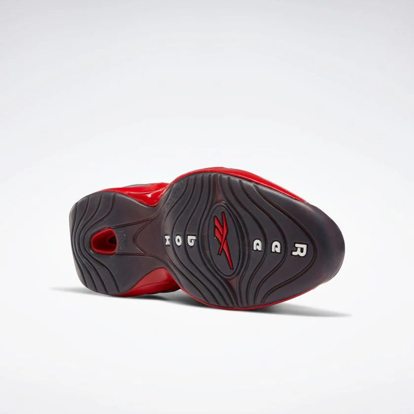 NMReebok Men's Question Mid Basketball Shoes - Black / Vector Red