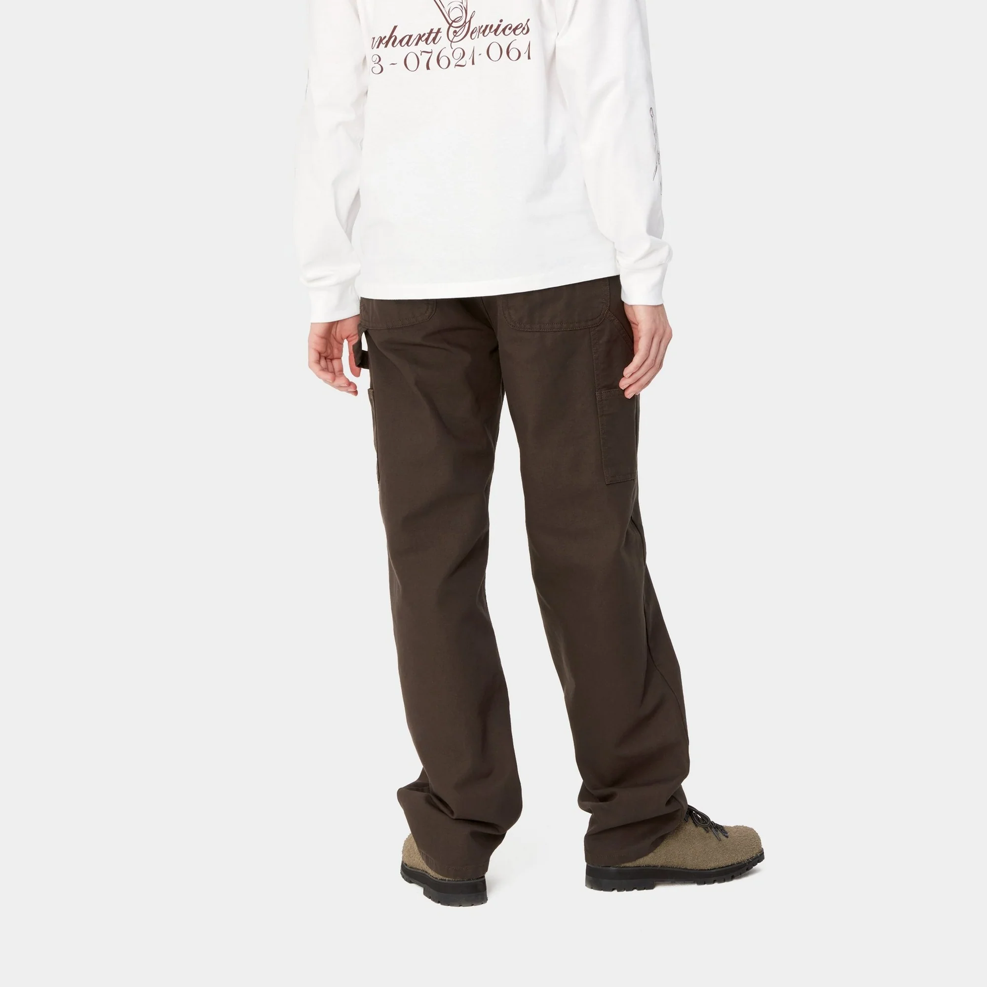 NMPierce Pant Straight - Canvas | Tobacco