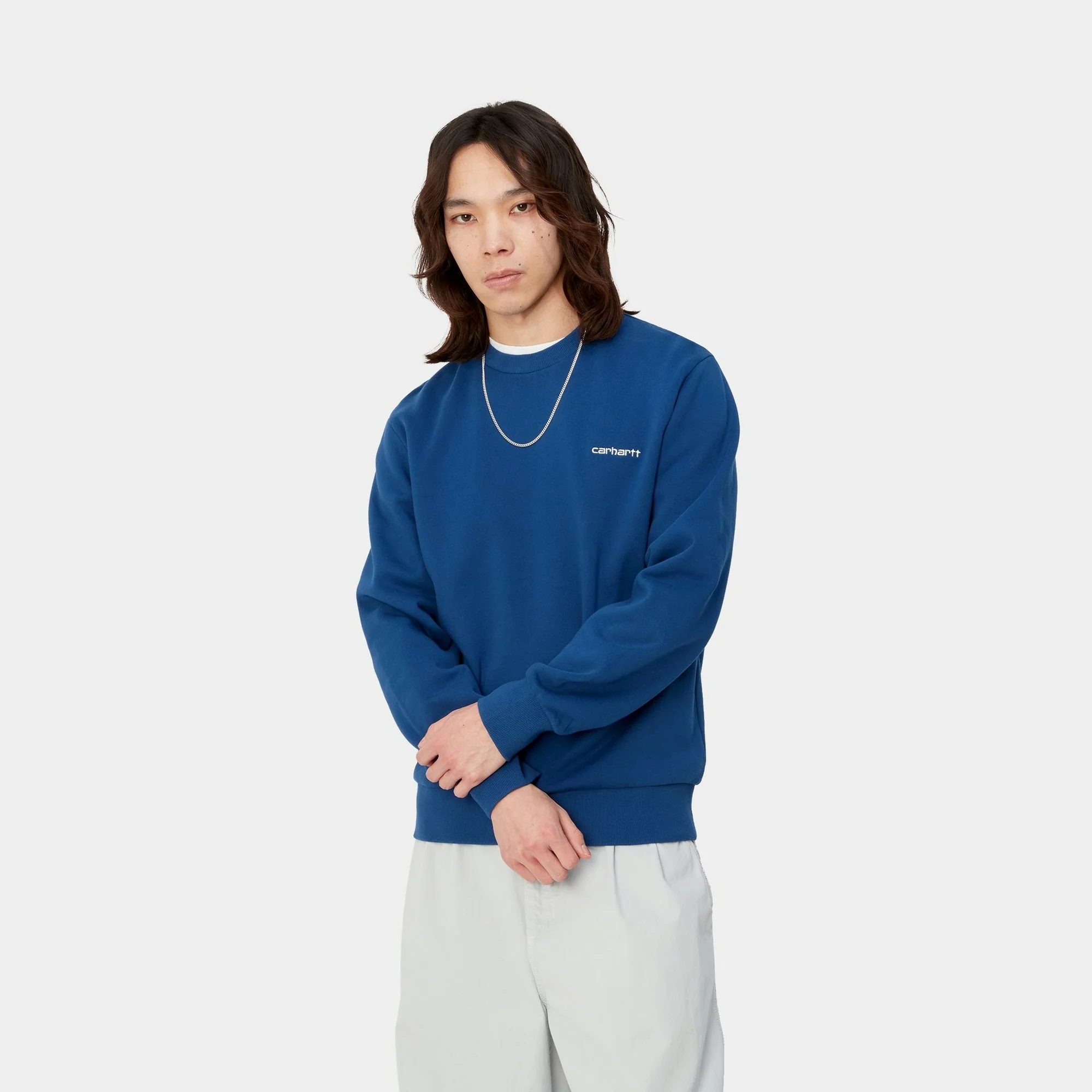 NMScript Embroidery Sweatshirt | Elder