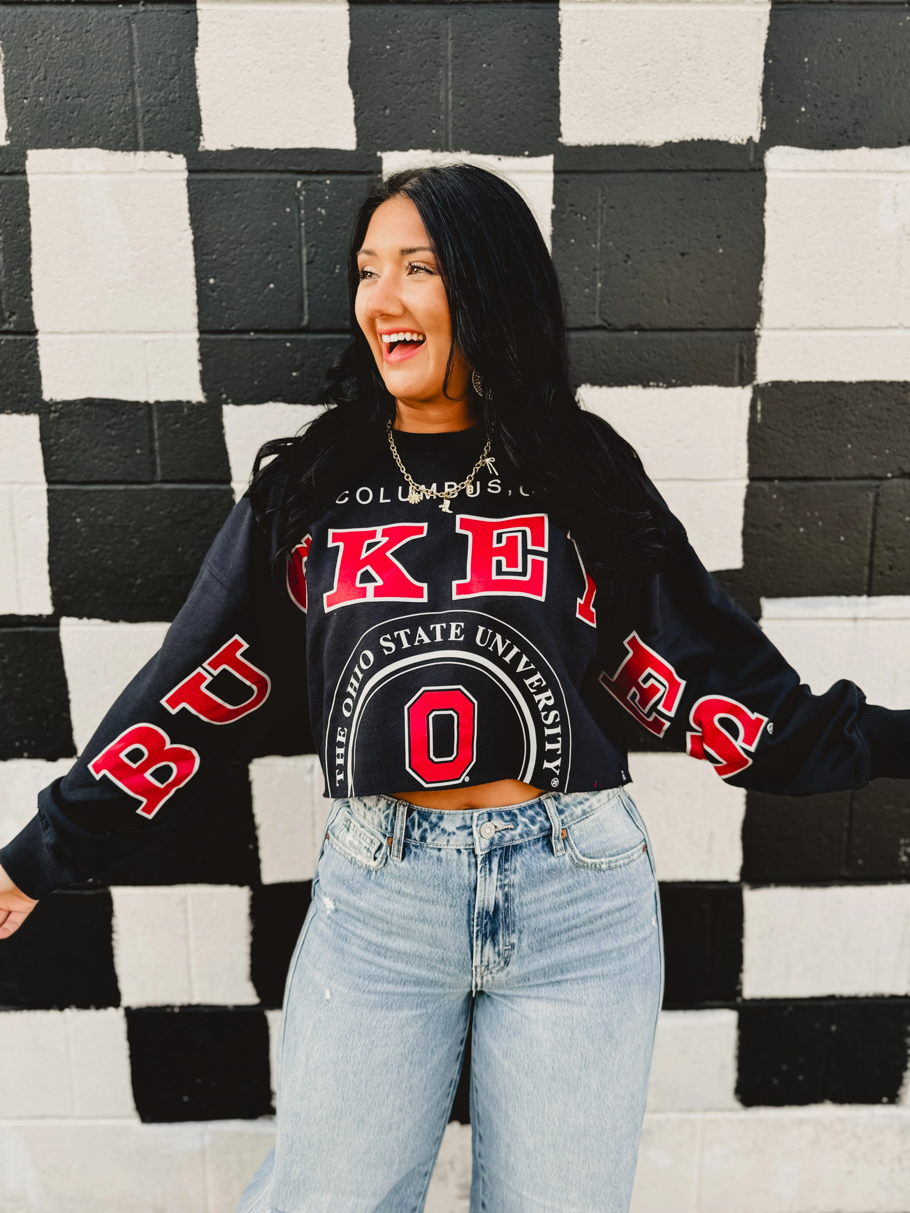 Cropped Long Sleeve - Black